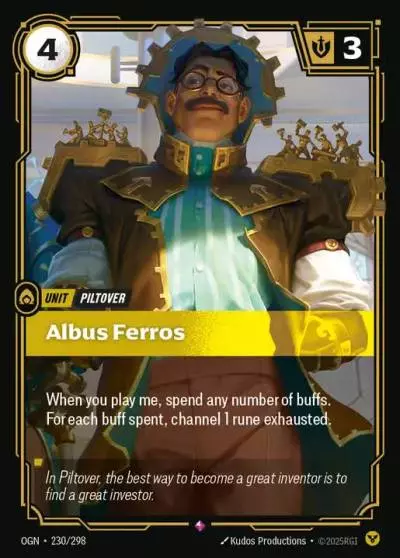 Albus Ferros - OGN-230 - Origins - Riftbound card