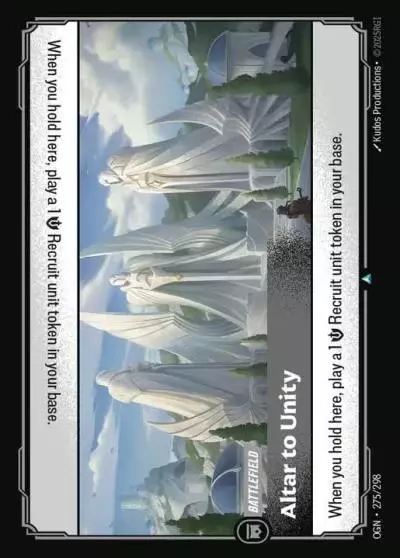 Altar to Unity - OGN-275 - Origins - Riftbound card
