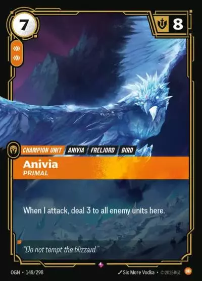 Anivia Primal - OGN-148 - Origins - Riftbound card