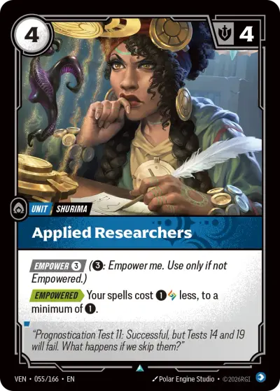 Applied Researchers - VEN-055 - Vendetta - Riftbound card
