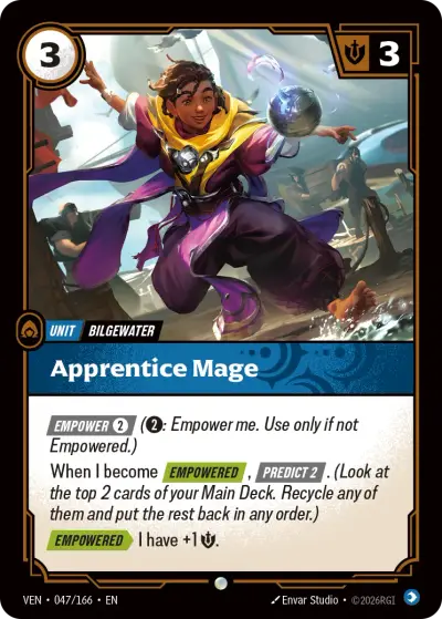 Apprentice Mage VEN-047 Vendetta Riftbound card