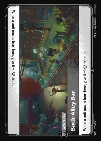 Back-Alley Bar - OGN-277 - Origins - Riftbound card
