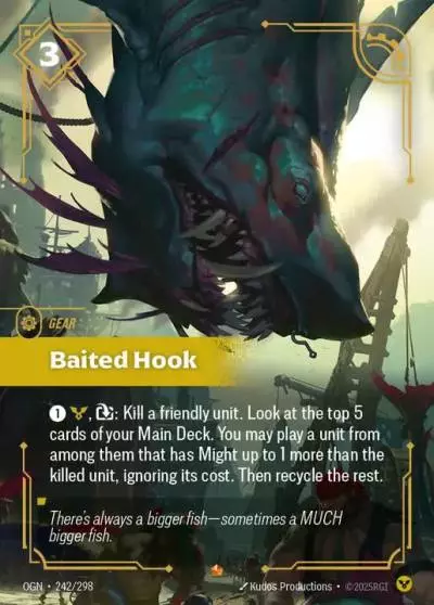 Baited Hook - OGN-242 - Origins - Riftbound card