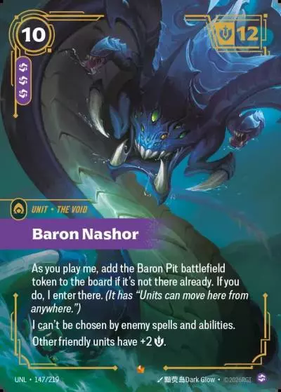 Baron Nashor - UNL-147 - Unleashed - Riftbound card