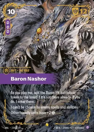 Baron Nashor - UNL-238 - Unleashed - Riftbound card