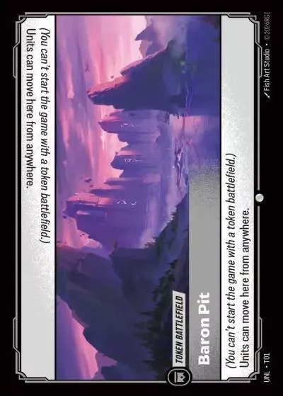 Baron Pit - UNL-T01 - Unleashed - Riftbound card