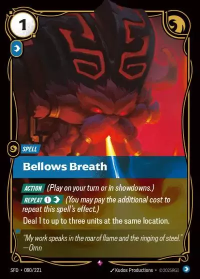 Bellows Breath - SFD-080 - Spiritforged - Riftbound card