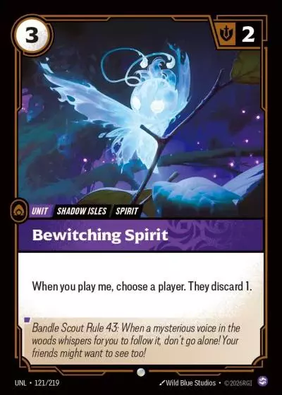 Bewitching Spirit - UNL-121 - Unleashed - Riftbound card