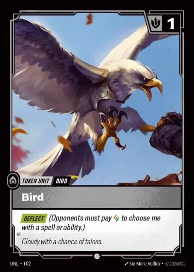 Bird - UNL-T02 - Unleashed - Riftbound card