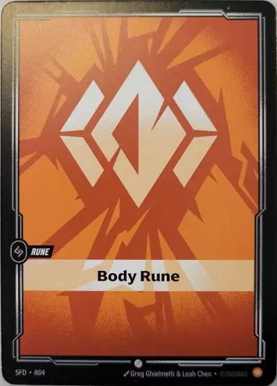 Body Rune - SFD-R04 - Spiritforged - Riftbound card