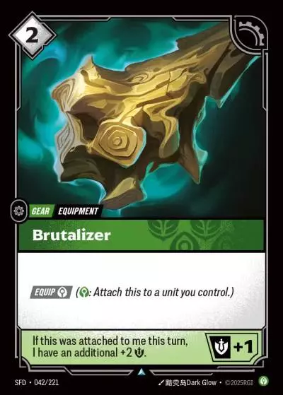 Brutalizer - SFD-042 - Spiritforged - Riftbound card
