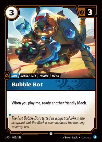 Bubble Bot - SFD-062 - Spiritforged - Riftbound card