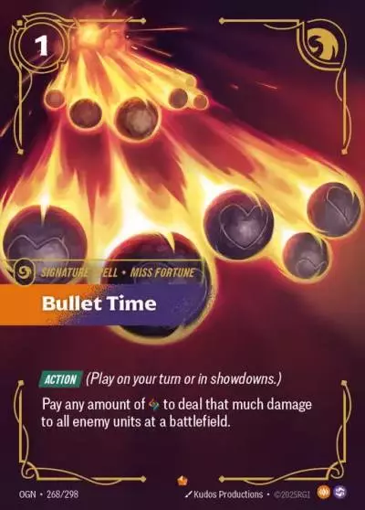 Bullet Time - OGN-268 - Origins - Riftbound card