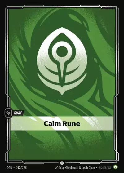 Calm Rune - OGN-042 - Origins - Riftbound card