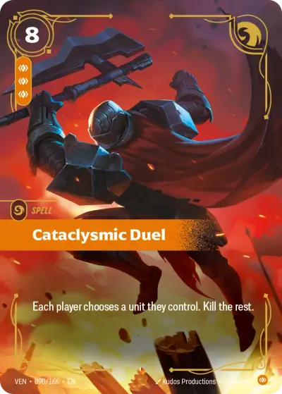Cataclysmic Duel VEN-090 Vendetta Riftbound card