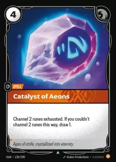 Catalyst of Aeons - OGN-138 - Origins - Riftbound card