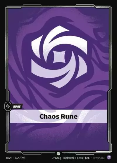 Chaos Rune - OGN-166 - Origins - Riftbound card