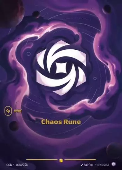 Chaos Rune - OGN-166a - Origins - Riftbound card