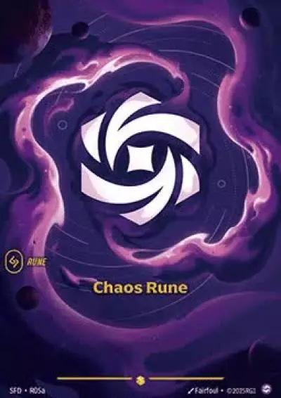 Chaos Rune - SFD-R05a - Spiritforged - Riftbound card