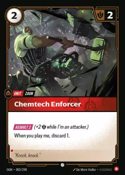 Chemtech Enforcer - OGN-003 - Origins - Riftbound card