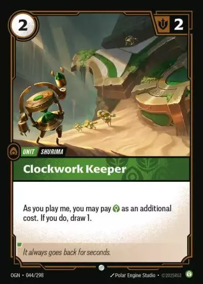 Clockwork Keeper - OGN-044 - Origins - Riftbound card