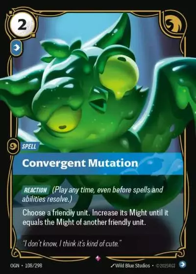Convergent Mutation - OGN-108 - Origins - Riftbound card