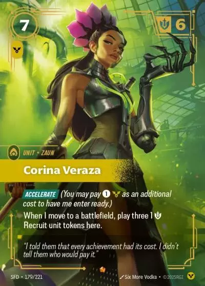 Corina Veraza - SFD-179 - Spiritforged - Riftbound card