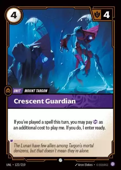 Crescent Guardian - UNL-122 - Unleashed - Riftbound card