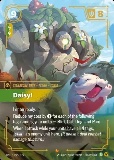 Daisy! - UNL-196 - Unleashed - Riftbound card
