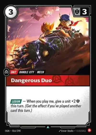 Dangerous Duo - OGN-016 - Origins - Riftbound card