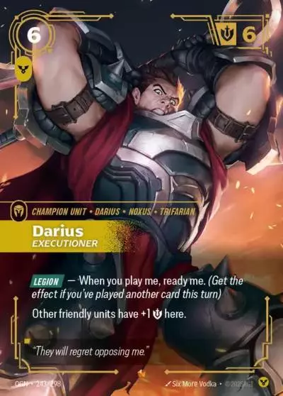 Darius Executioner - OGN-243 - Origins - Riftbound card
