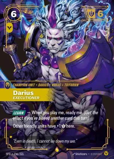 Darius, Executioner - SFD-236 - Spiritforged - Riftbound card