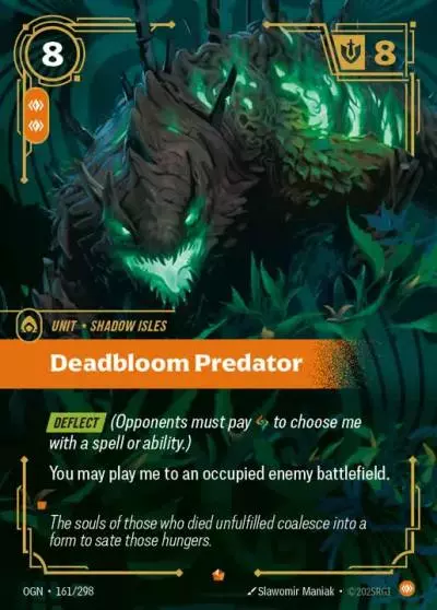 Deadbloom Predator - OGN-161 - Origins - Riftbound card