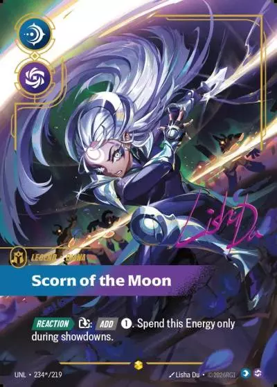 Diana, Scorn of the Moon - UNL-234s - Unleashed - Riftbound card
