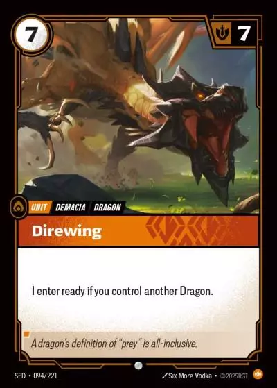Direwing - SFD-094 - Spiritforged - Riftbound card