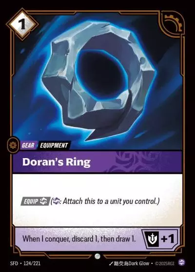 Doran’s Ring - SFD-124 - Spiritforged - Riftbound card