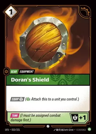 Doran’s Shield - SFD-033 - Spiritforged - Riftbound card