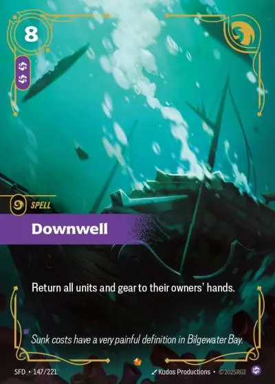 Downwell - SFD-147 - Spiritforged - Riftbound card