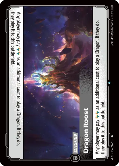 Dragon Roost VEN-157 Vendetta Riftbound card