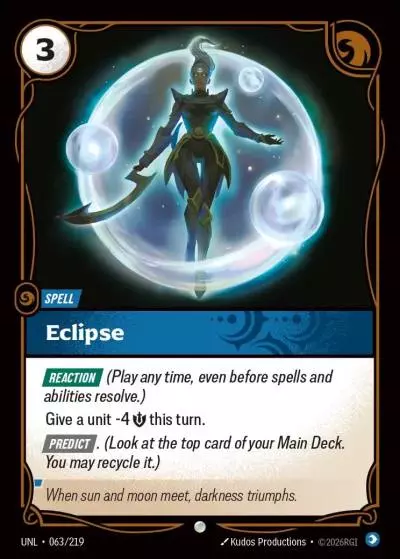 Eclipse - UNL-063 - Unleashed - Riftbound card