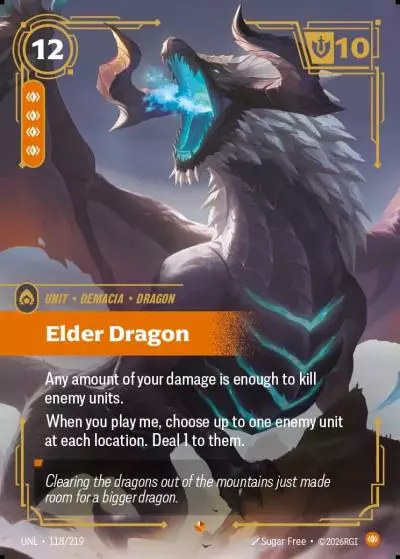 Elder Dragon - UNL-118 - Unleashed - Riftbound card