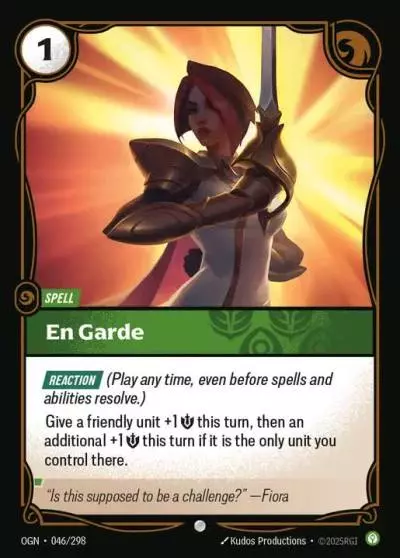 En Garde - OGN-046 - Origins - Riftbound card