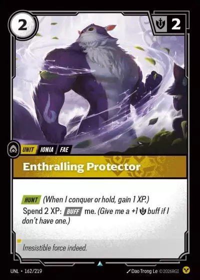 Enthralling Protector - UNL-162 - Unleashed - Riftbound card