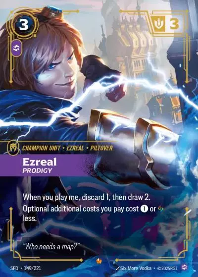 Ezreal, Prodigy - SFD-149 - Spiritforged - Riftbound card