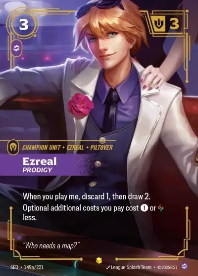 Ezreal, Prodigy - SFD-149a - Spiritforged - Riftbound card
