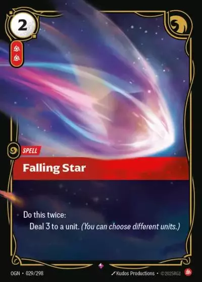 Falling Star - OGN-029 - Origins - Riftbound card