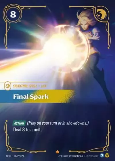 Final Spark - OGS-022 - Proving Grounds - Riftbound card