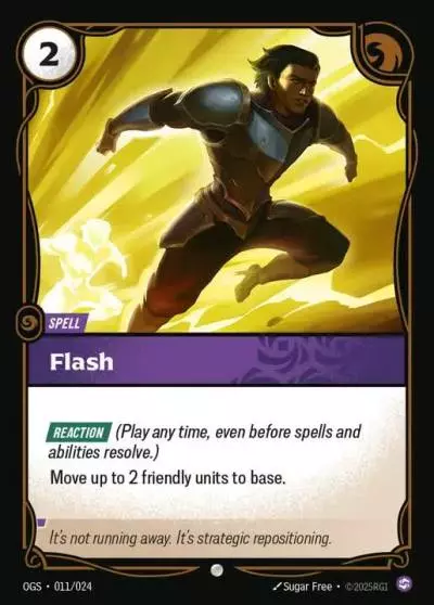 Flash - OGS-011 - Proving Grounds - Riftbound card