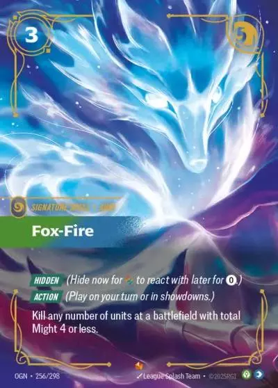 Fox-Fire - OGN-256 - Origins - Riftbound card