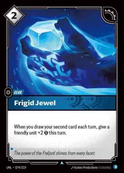Frigid Jewel - UNL-074 - Unleashed - Riftbound card